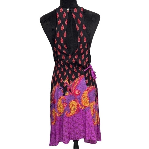 Free People intimately Rendezvous Girl slip dress black purple size xs - Picture 3 of 11
